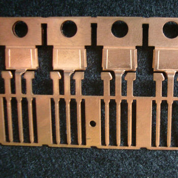TO220 lead frames made of copper